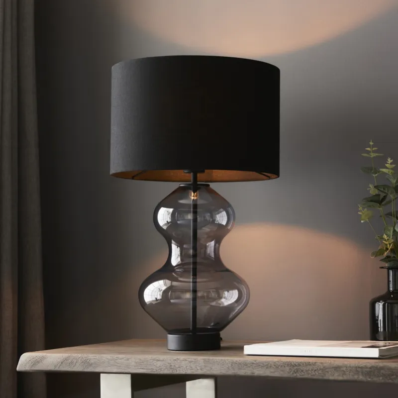 Bestseller KELDA SHAPED black 100454 Endon Lighting