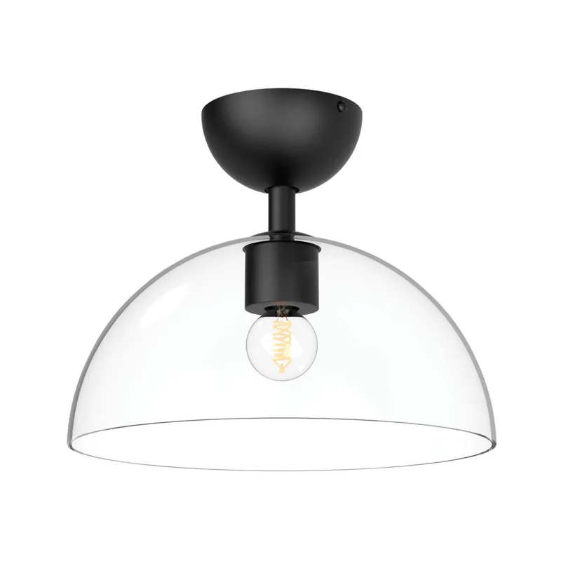 Wyprzedaż JUDE black I ALM-JUDE-SF-MB-CL Elstead Lighting