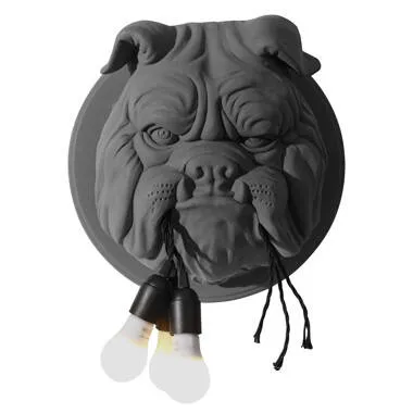 Bezpieczna płatność Karman Lampa ścienna / kinkiet Amsterdam szer. 41 cm szary