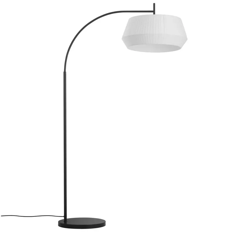 Nordlux Lampa podłogowa Dicte czarno-biała wys. 180 cm Tylko do końca tygodnia
