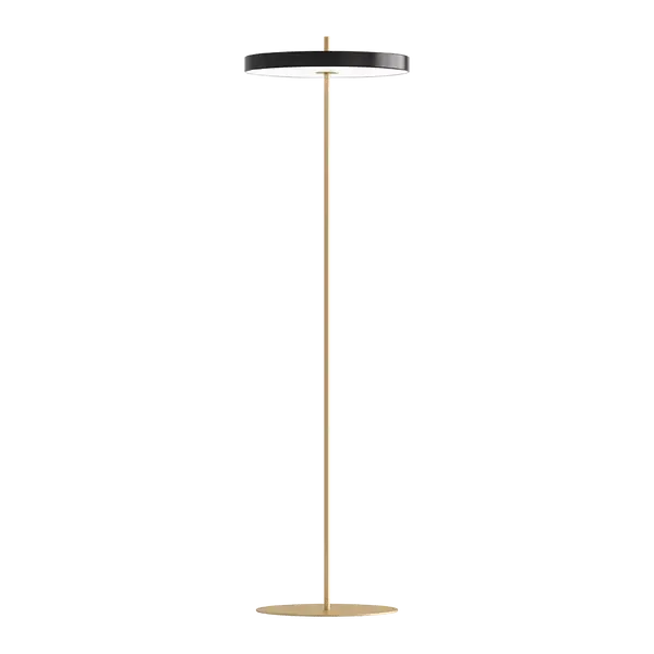 Umage Lampa podłogowa Asteria czarny wys. 150,7 cm Zniżka