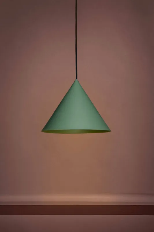 Dodaj do koszyka LOFTLIGHT Lampa wisząca Konko Light zielona szer. 45 cm