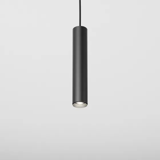 Łatwy zwrot AQForm Lampa wisząca PET mini 20 LED M930 20° DALI multitrack czarna śr. 3.8 cm