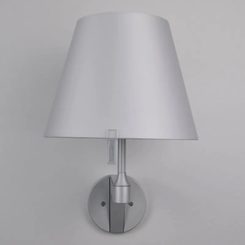 Artemide Lampa ścienna / kinkiet Melampo szary (z włącznikiem) wys. 35 cm Wybór klientów