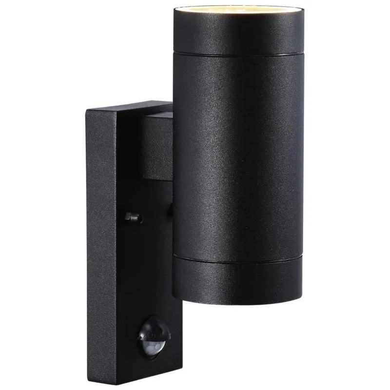 Nordlux Lampa ścienna / kinkiet Tin Maxi Sensor czarny wys. 22 cm Kup teraz