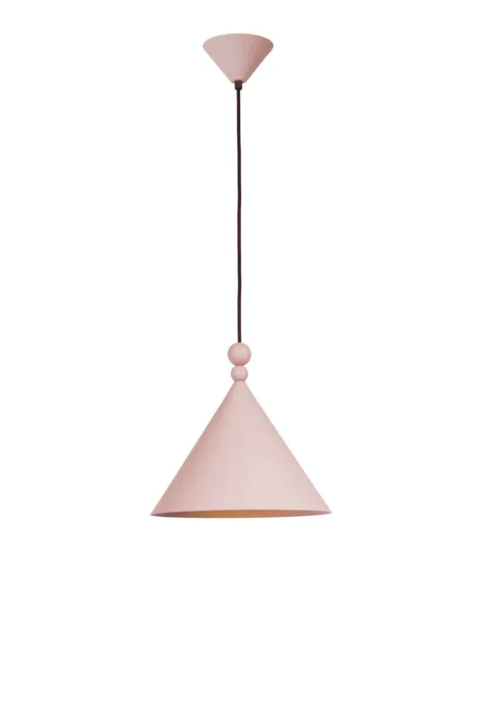 Sprawdź teraz LOFTLIGHT Lampa wisząca Konko różowa szer. 60 cm