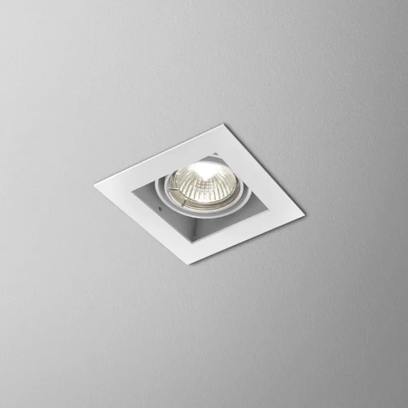 Aqform Oprawa wpuszczana Squares biała szer. 10,5 cm Nowy