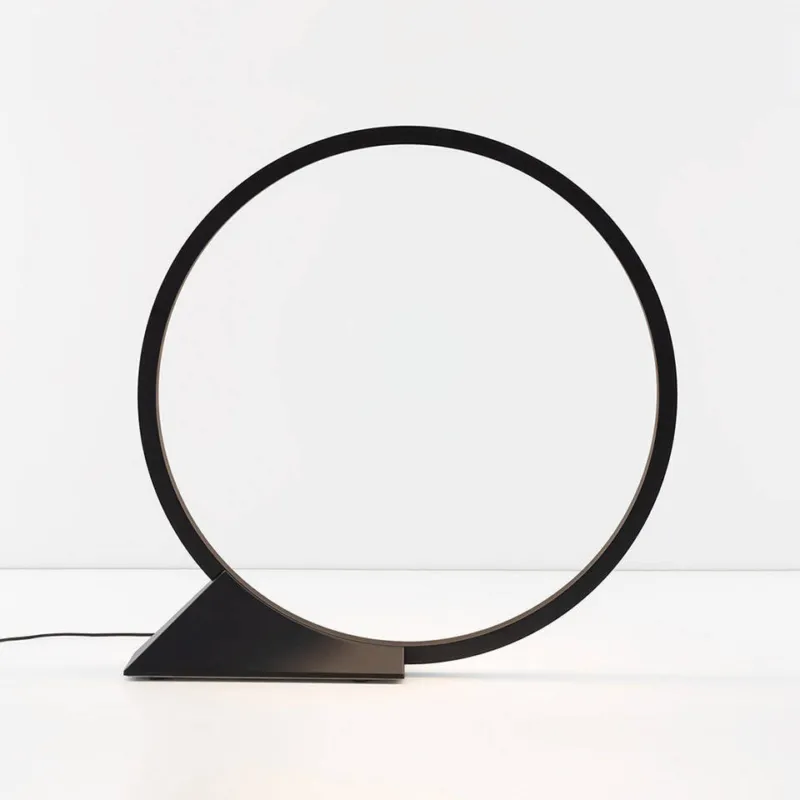 Oferta limitowana Artemide Lampa podłogowa "O" czarna śr. 90 cm