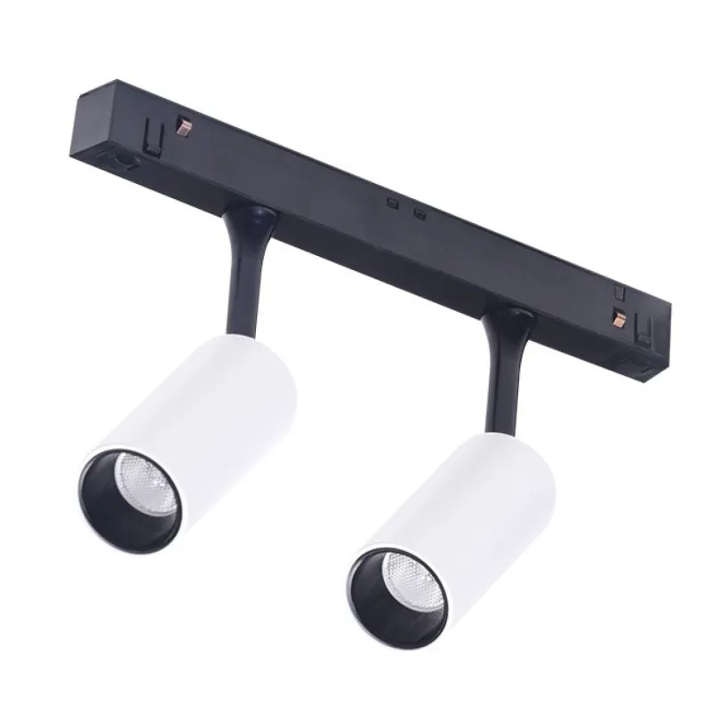 Do wyczerpania zapasów Lampa szynowa ALFA NIKKI 2 TRACK MAGNETIC 2x3W 3000K Biała/Czarna