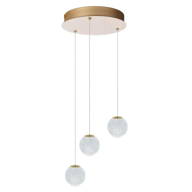 Lampa wisząca EDEM 3 ROUND Złota Kup online