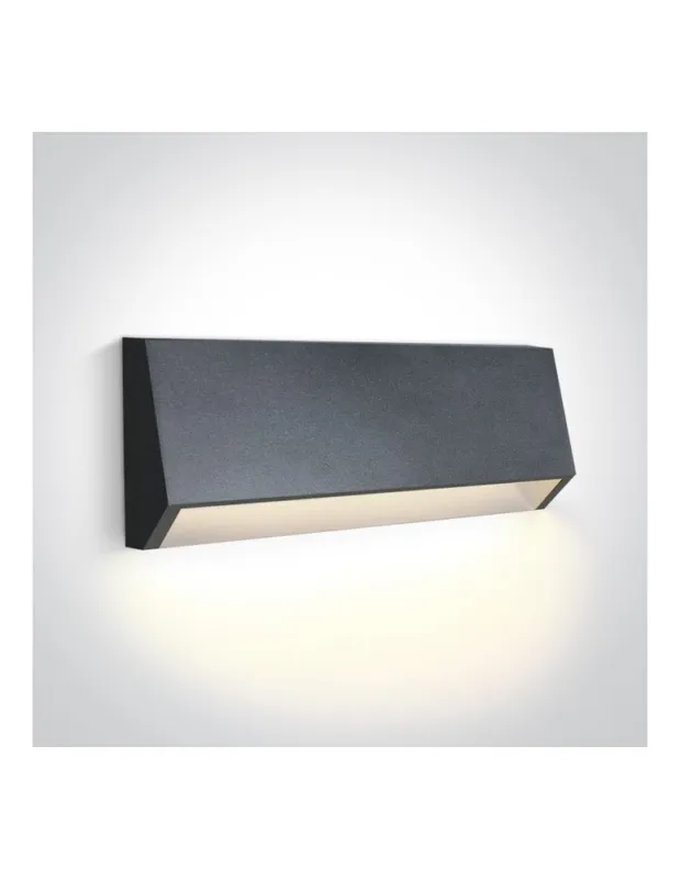 Najlepsza cena One Light kinkiet LED odporny na pogodę dom ogród Diminio 67386C/AN/W IP65 kolory-swiatla.pl