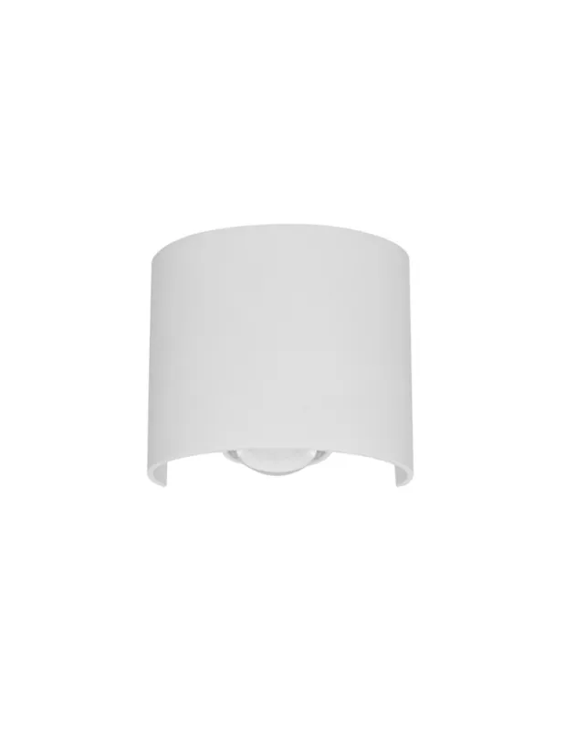Szybka wysyłka Italux Ortelo Zewnętrzna Ścienna Biały piaskowany IP54 2xLED 2W 3000K OWL-6650-1-WH-3K kolory-swiatla.pl