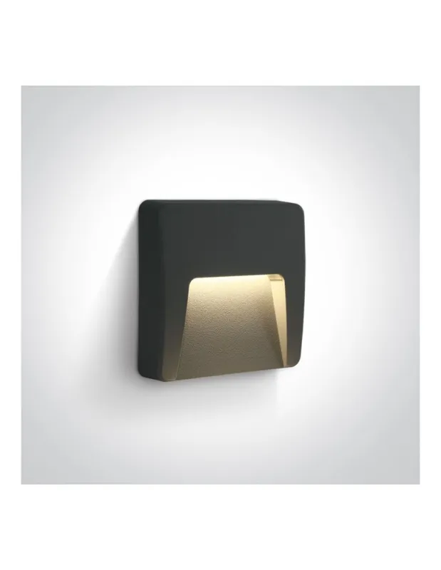 Cena promocyjna One Light kinkiet LED antracytowy do montażu na zewnątrz Lycuria 2 67418/AN/W IP65 kolory-swiatla.pl