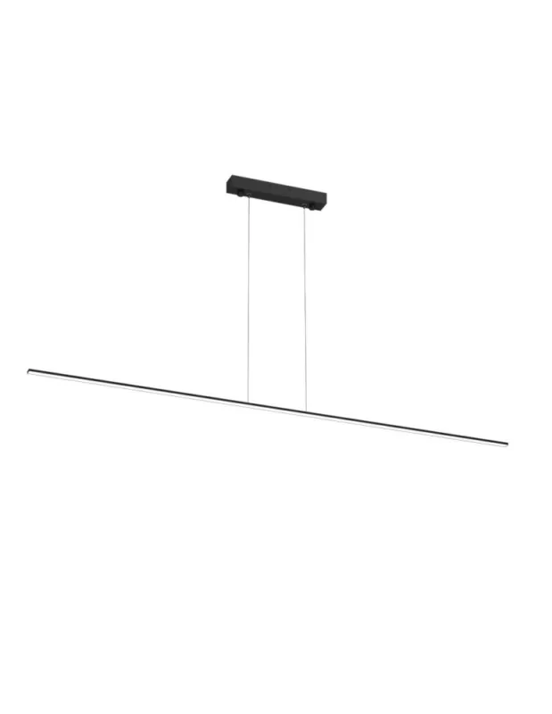 Brosline Lampa wisząca Slim P - Czarna (1200 mm) 4000K 5001 Dostępne od ręki