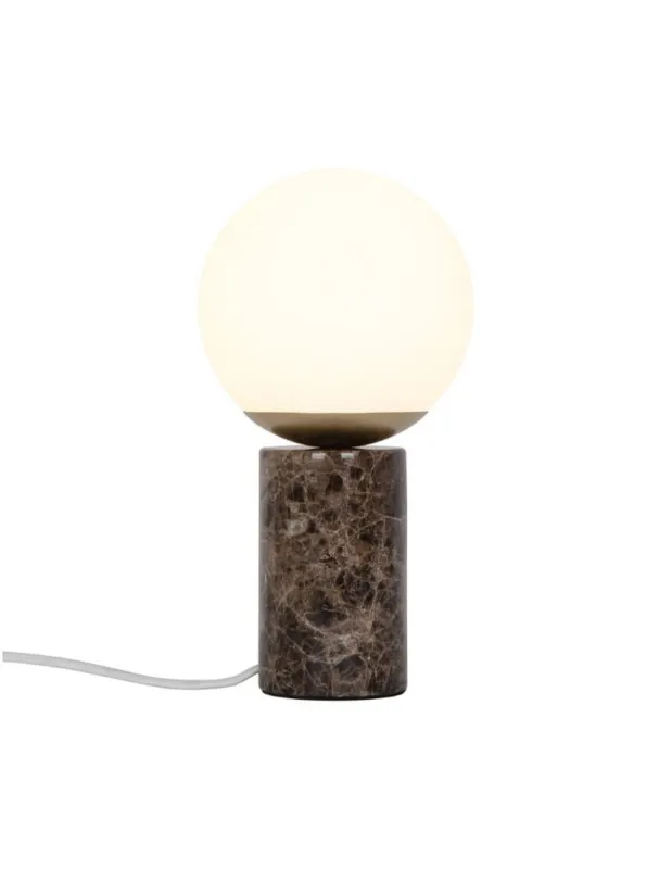 Popularny NORDLUX Lampa stołowa LILLY 1xE14 25W Szkło Brązowy 2213575018