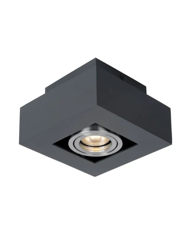 ITALUX Casemiro Natynkowa GU10 1x50W Czarny/Aluminium IT8002S1-BK/AL kolory-swiatla.pl Szybka dostawa