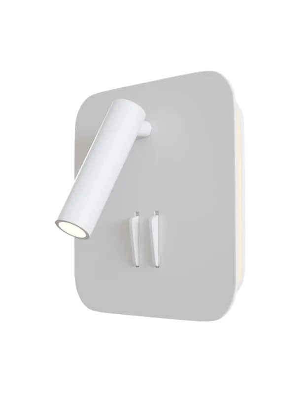 Kup online Maytoni Ios 176 Kinkiet/Ścienna z Włącznikiem Do Czytania LED 9W 550lm 3000K Biały C175-WL-01-6W-W