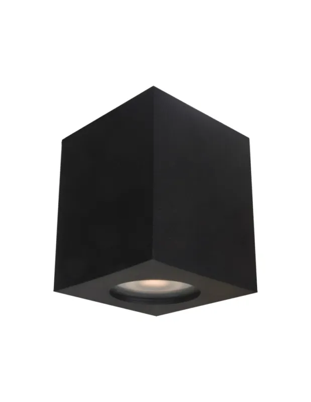 Oferta limitowana ITALUX Fabrycio Natynkowa GU10 1x50W IP44 Czarny IT8003S1-BK kolory-swiatla.pl