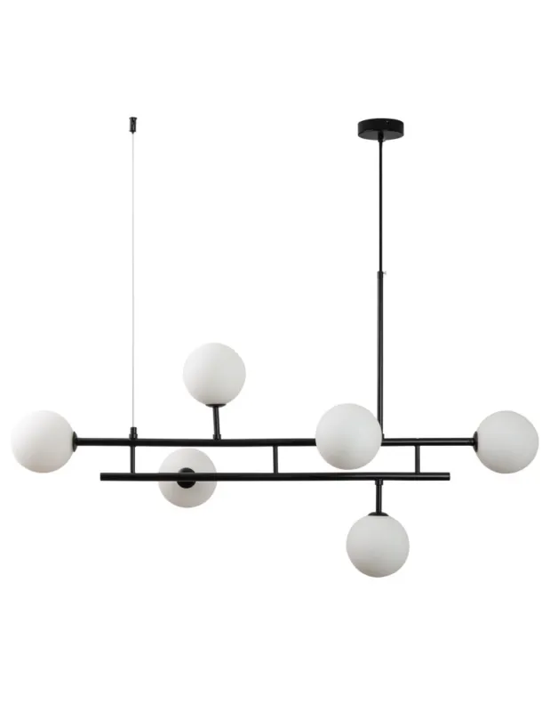 Step into Design Lampa wisząca MODERNO DUO czarna 100cm DN1507 black Oferta