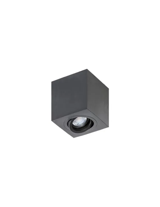 Azzardo BRANT SQUARE BLACK 1xGU10 Natynkowa Czarny AZ2825 kolory-swiatla.pl Zamów dziś