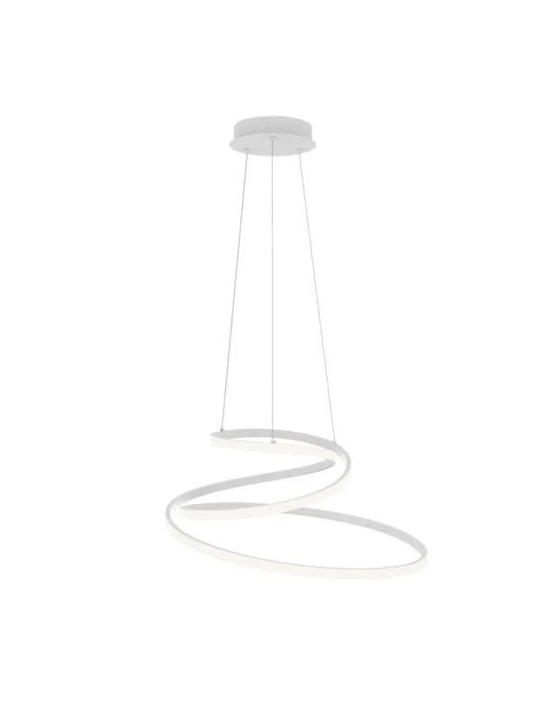Tani ITALUX Lorila Wisząca 1xLED 60W od 3000K do 6000K Biały PND-2168-M-WH