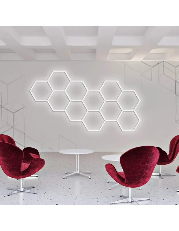 Popularny Light Prestige Plafon Geometric System 5 LED LP-0109/5C 4K