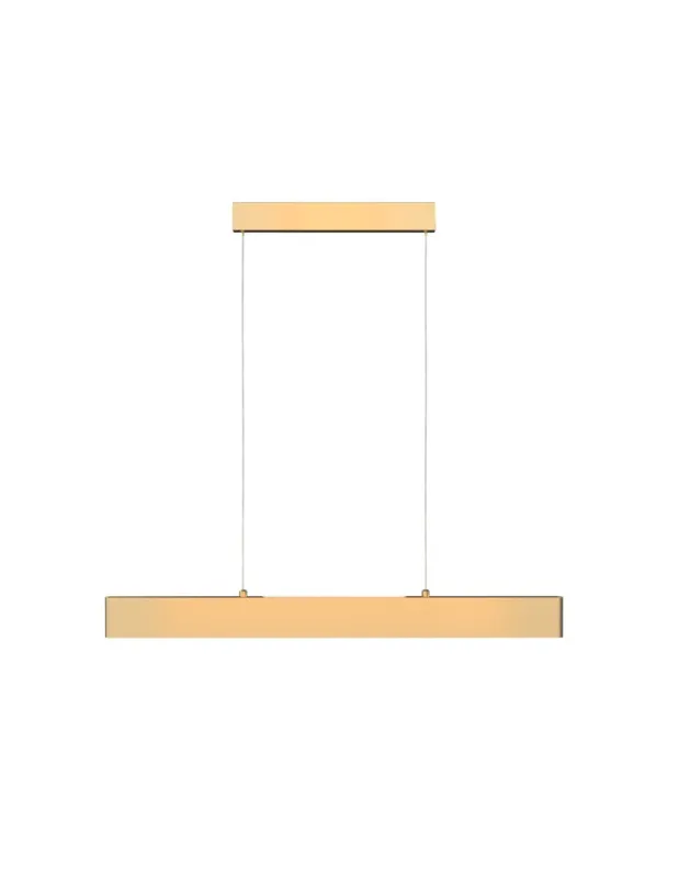 Nie przegap Maytoni Step Lampa Wisząca Pozioma LED 23W 1100lm 3000K Złoty P010PL-L23G3K
