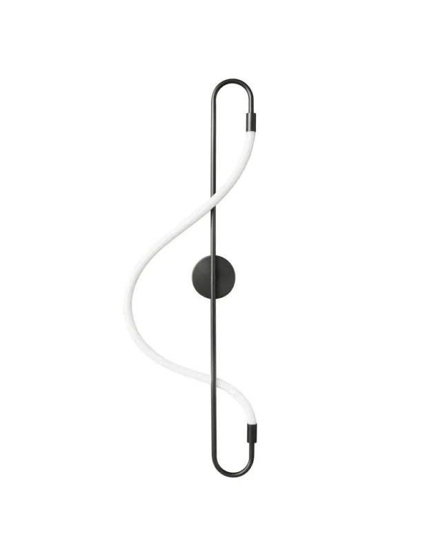 Hit sprzedaży Step into Design Lampa ścienna ESSA czarna 90cm ST-B3554 black