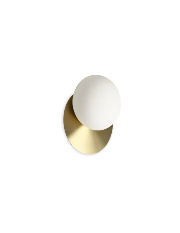 Niska cena Ideal Lux Lampa Ścienna NINFEA AP1 OTTONE Mosiądz 293646