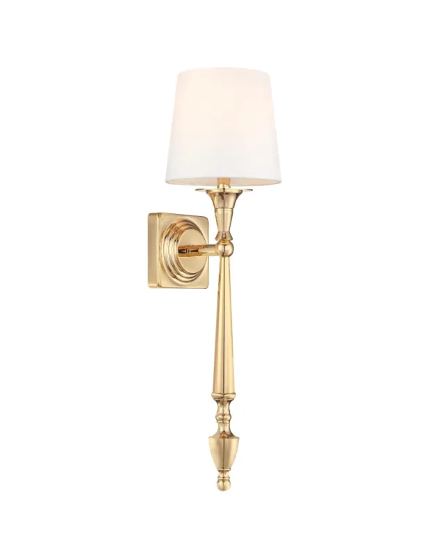 Szybka wysyłka Cosmolight Kinkiet AUSTIN W01265AU-WH Złoty