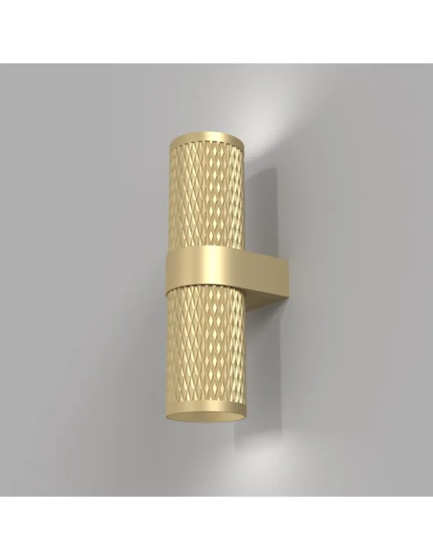 Bezpieczna płatność Maytoni Focus Design Kinkiet/Ścienna 2xGU10 7W Złoty Mat C069WL-02MG