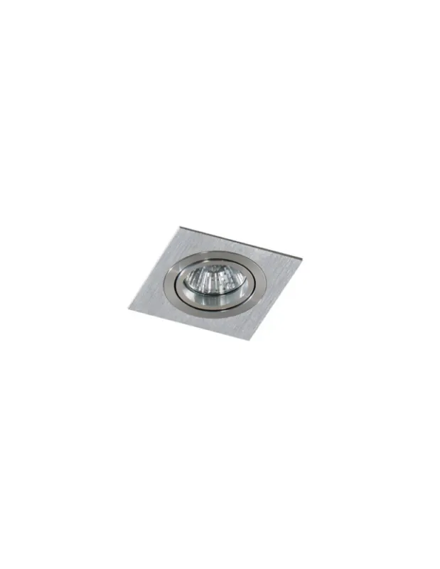 Azzardo CARO SQUARE ALUMINIUM 1xGU10 Wpuszczana Aluminium AZ2435 kolory-swiatla.pl Darmowy zwrot