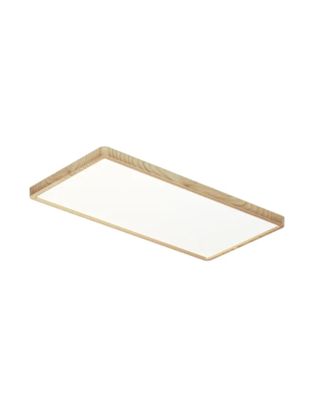 Italux Olbis Plafon 1xLED 36W 4300 lm 2800K+4000K+ 6000K (Ciepła biel) IP44 drewno PLF-63827-600L-36W-WO Najlepsza cena
