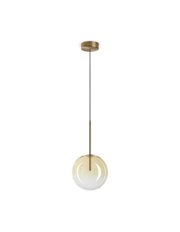 Ideal Lux Lampa Wisząca EQUINOXE SP1 D20 AMBRA SFUMATO Chrom 345352 Taniej
