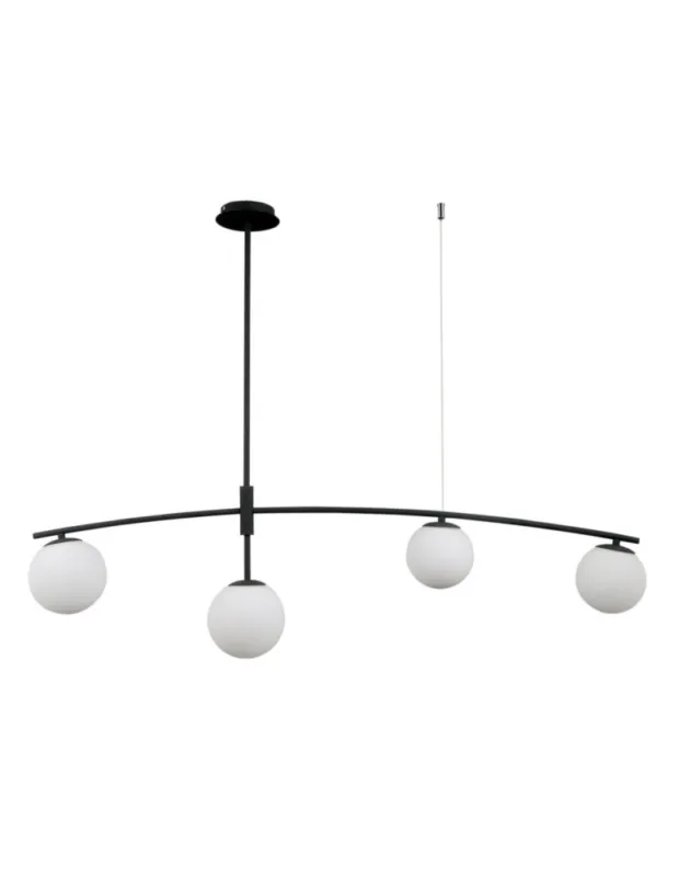 Zniżka ITALUX Senai Wisząca G9 4x5W Czarny PND-31322-4A-SB kolory-swiatla.pl