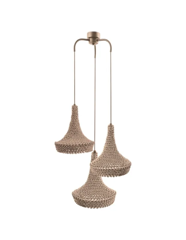 Ostatnia szansa Shilo Lampa wisząca Mahaka 3 - Beżowa (500 mm) 5180