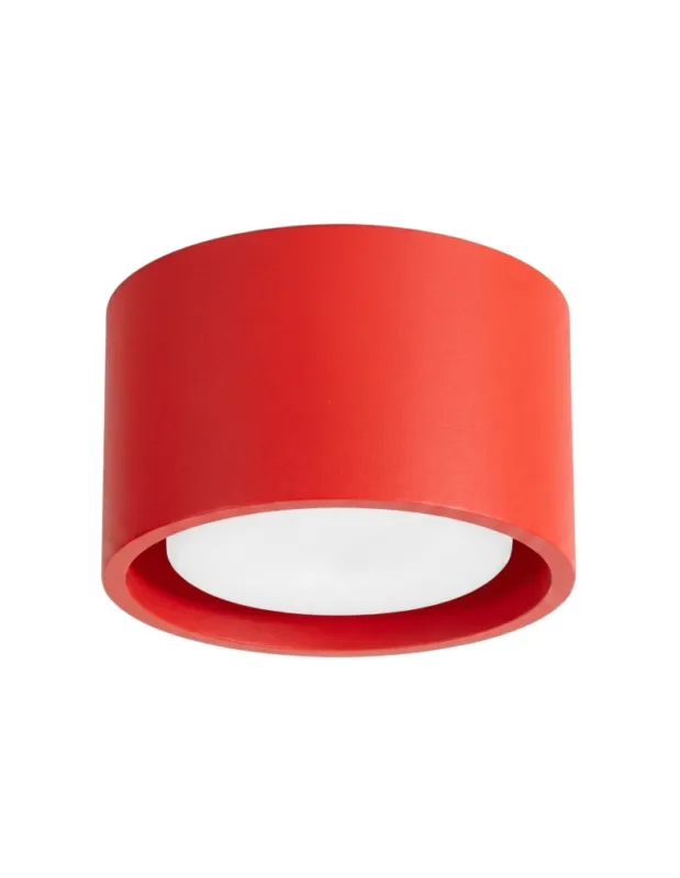 Ostatnia szansa Sollux Plafon MODO 1 czerwony Gx53 SL.2478