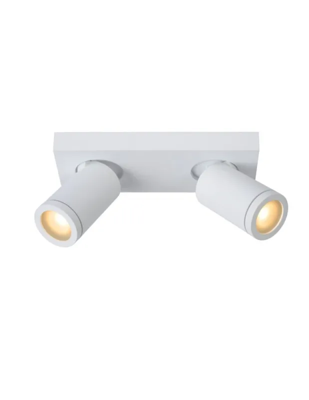 Lucide TAYLOR Reflektor Sufitowy Biały 2xGU10 IP44 09930/10/31 Wybór klientów