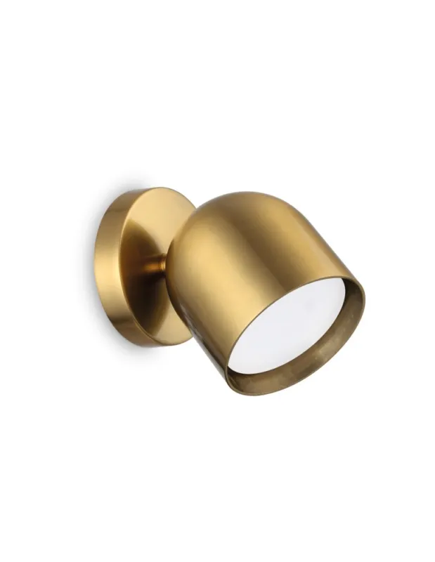 Tylko dziś Ideal Lux Lampa Ścienna DODO AP1 OTTONE Mosiądz 314129