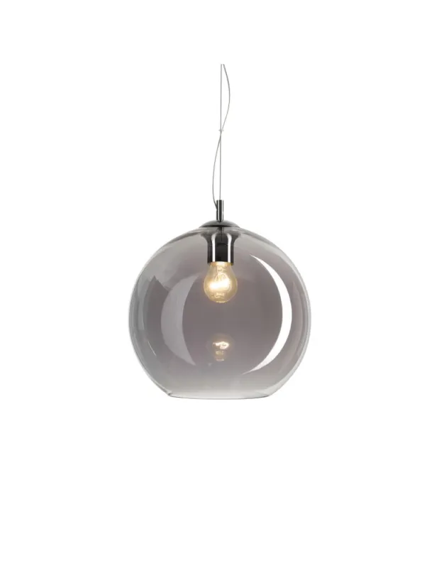 Oferta limitowana Ideal Lux Lampa Wisząca NEMO SP1 D20 FUME‘ Dymiony/Chrom 250311
