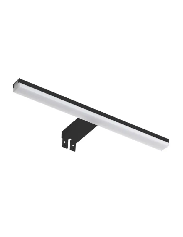 MDC Lampa łazienkowa TIWALL KIT (uchwyt lustro/ściana/szafka) czarny mat LED 12W 450mm 4000K IP44 576869105 Ekspresowa dostawa