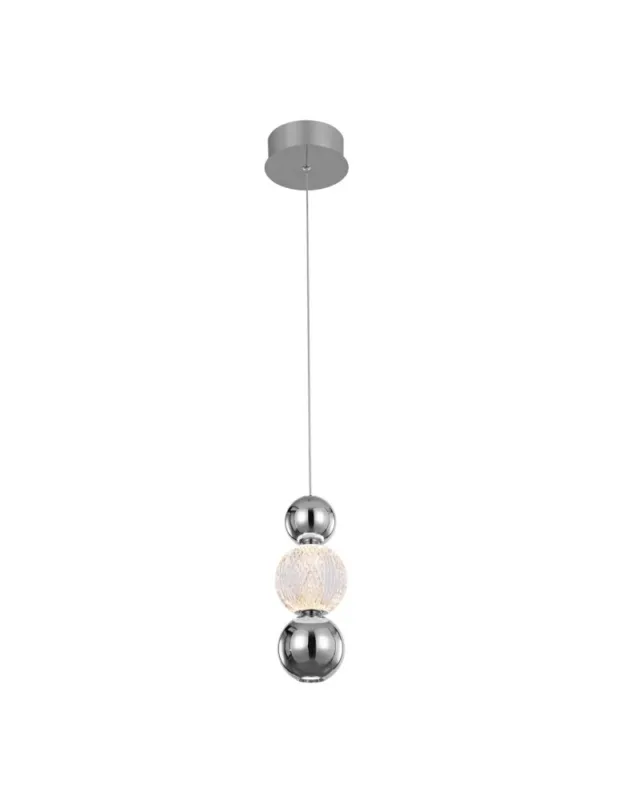 Italux Oter Wisząca 2xLED 7W 400 lm 3000K (Ciepła biel) Chrom PND-83728-7W-3K-CH Nowy