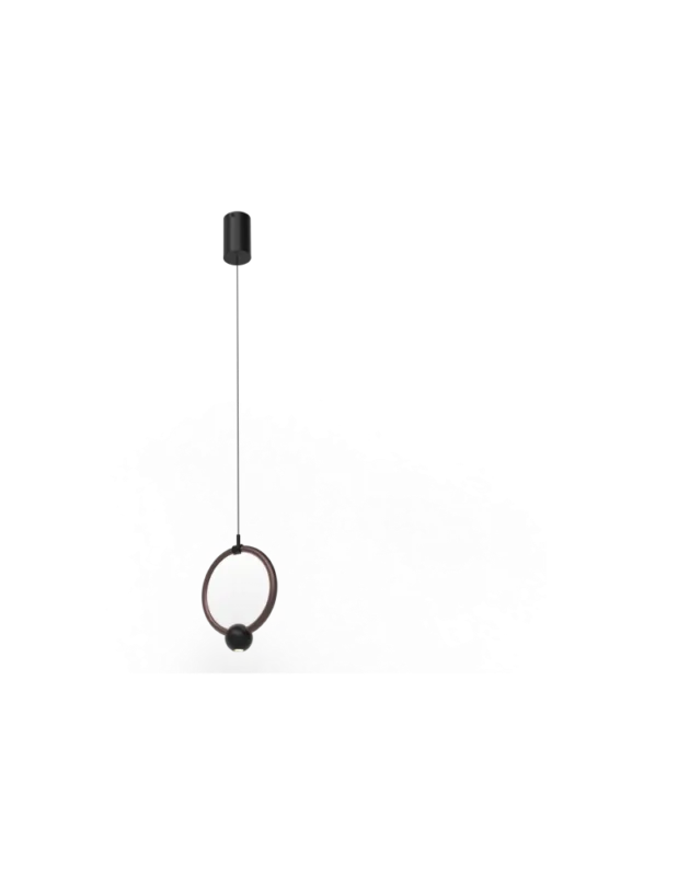 YASKR Lampa Wisząca Kolia 2xLED Różowe Złoto PL0146 Różowe Złoto Malowane Hit cenowy