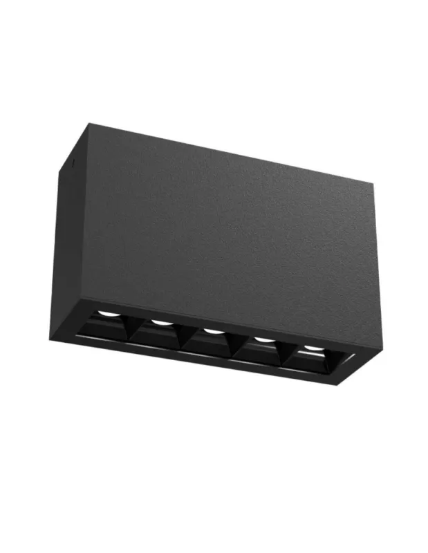 Brosline Plafon A - Glare 5 - Czarny (100 mm) 4000K 1038 Wybór klientów