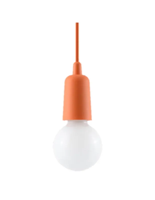 Sollux Lampa wisząca DIEGO 1 pomarańczowy SL.0584 Oferta