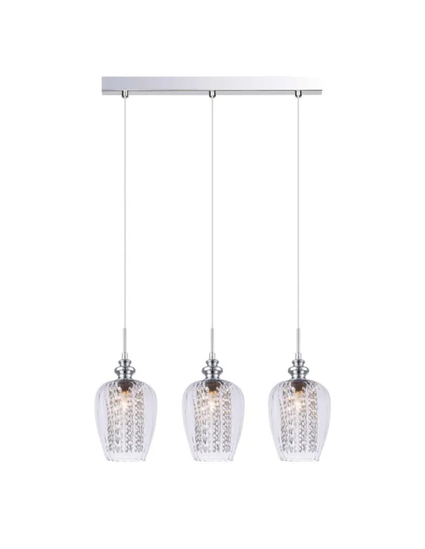 ITALUX Pirita C CR Wisząca E14 3x40W Chrom MDM2286/3C CR kolory-swiatla.pl Szybka wysyłka