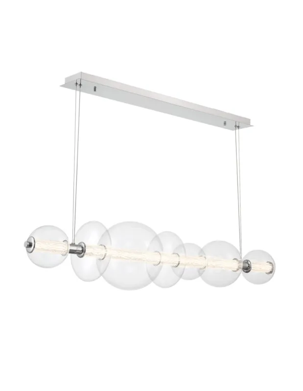 Tani Quintiesse Lampa wyspowa Atomo - 7 źródeł światła - Polerowany chrom QN-ATOMO-LP7-PC