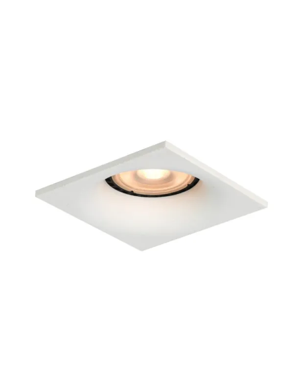 Super okazja Italux Aranta Sufitowa Podtynkowa 1xGU10 10W Biały piaskowany DL-61903A-WH
