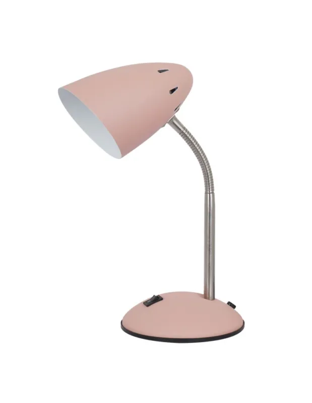 Rabat ITALUX Cosmic Biurkowa E27 1x60W Różowy MT-HN2013-PINK+S.NICK kolory-swiatla.pl