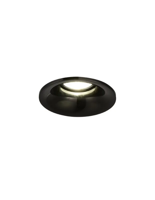 Azzardo ADAMO MIDST BLACK CHROME 1xGU10 Wpuszczana Czarny/Chrom AZ1480 kolory-swiatla.pl Kup online